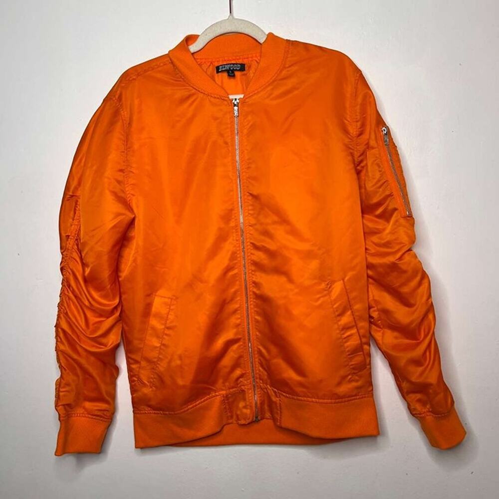Elwood Women’s Bomber Jacket – Orange – Size S